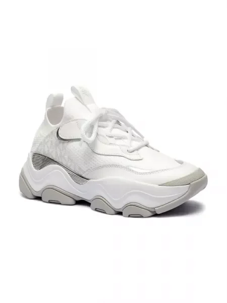 Michael Kors Sneakers ATLAS cu adaos de piele alb