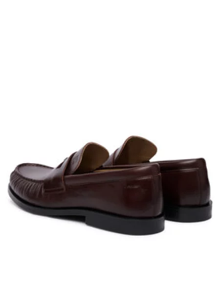 Loafersy Calvin Klein hnedá