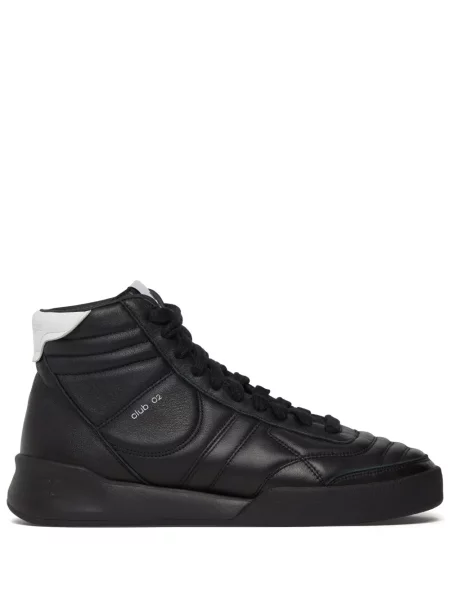 Sneakerși Courreges din piele negru