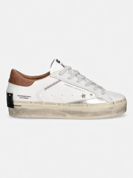 Crime London DISTRESSED PLATFORM кросівки шкіряні