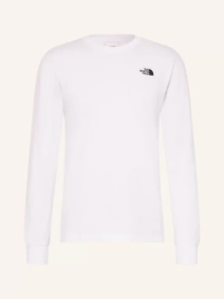 The North Face longsleeve Simple Dome biała