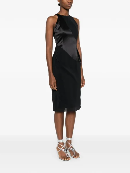 Rochie midi Botsi până la genunchi de costum negru