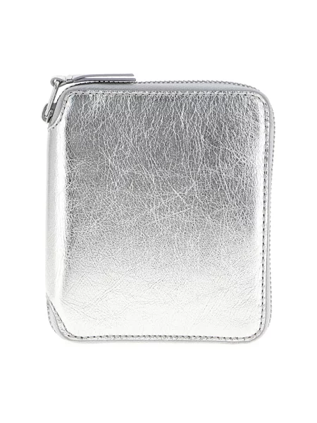 Portfel Comme Des Garcons skórzany szary