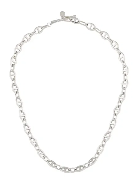 Colier Fossil argintiu