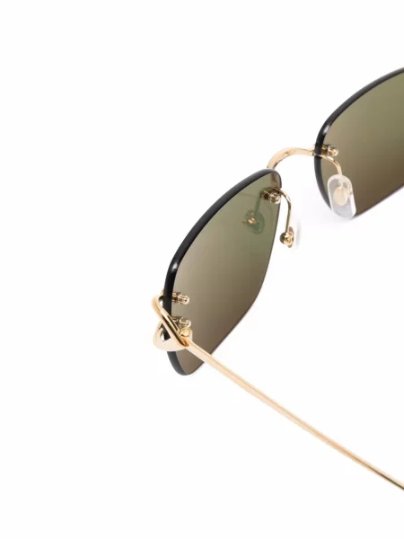 Okulary przeciwsłoneczne Cartier Eyewear złote