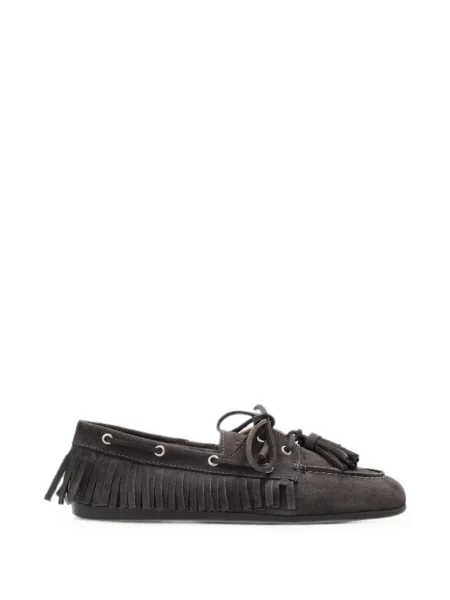 Loafersy Posa z frędzli szare