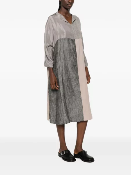 Lung rochie midi Aodress gri