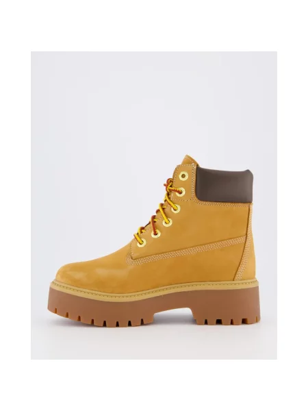 Botki Timberland skórzane brązowe