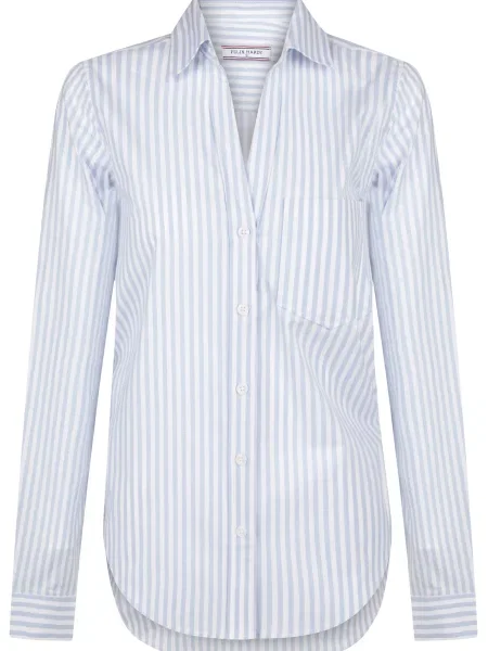 Felix Hardy Bluză albastru deschis alb