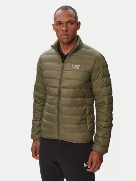 Vatovaná bunda Emporio Armani zelená
