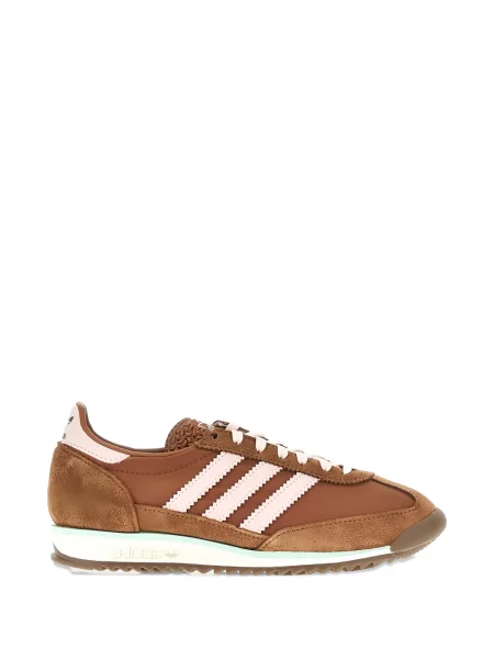 Top Adidas din dantelă maro