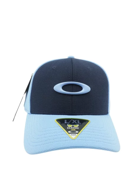 Шапка с козирки Oakley с автограф синьо