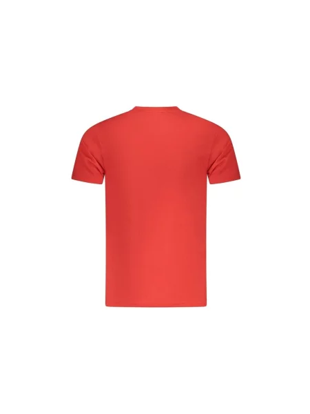 Tricou Cavalli Class cu mâneci scurte roșu