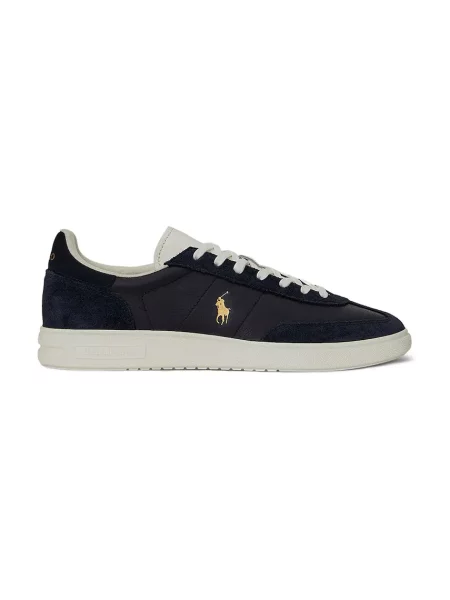 Кожени маратонки Polo Ralph Lauren LEATHER.SUEDE.BEDFORD тъмносиньо