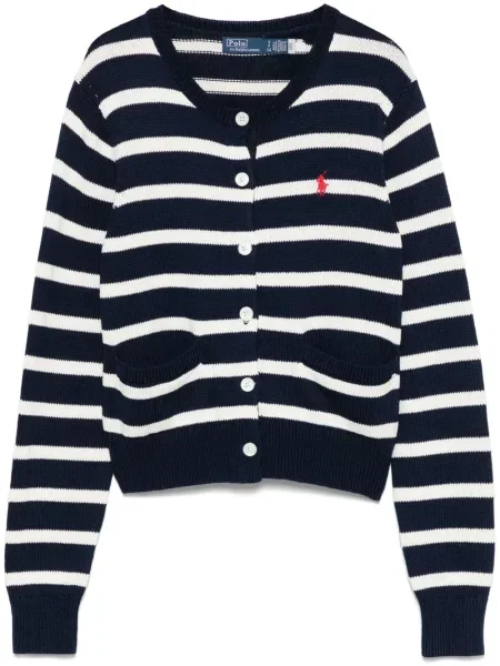 Șapcă Polo Ralph Lauren cu broderie cu dungi de costum albastru