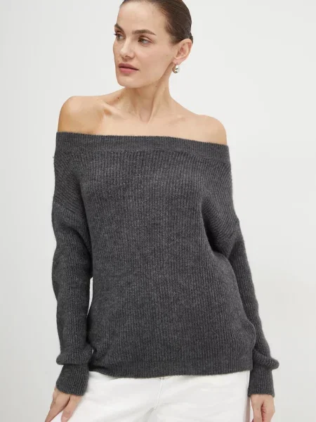 Morgan pulover din amestec de lana MREINE femei MREINE gri