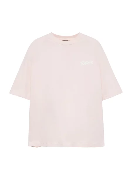 Pull&Bear Tricou STWD roz pastel alb