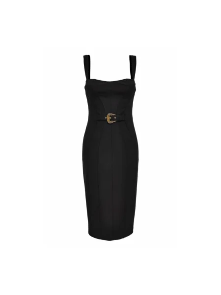 Sukienka jeansowa Versace Jeans Couture czarna