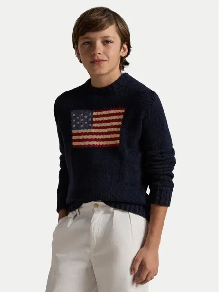 Polo Ralph Lauren Megztinis Hunter Tamsiai mėlyna
