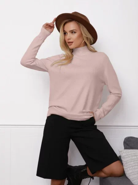 Водолазка ISSA Plus рожевий