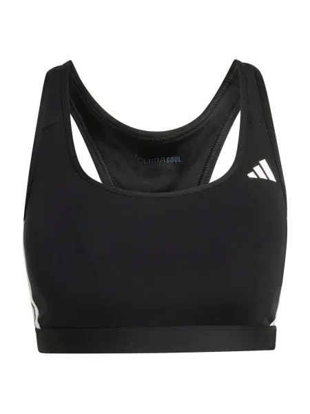 ADIDAS PERFORMANCE Sutien sport negru alb
