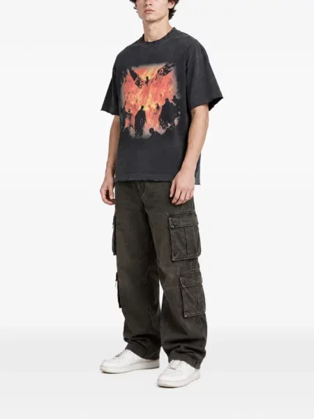 Tricou Warman zdrențuiți negru