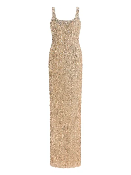 Rochie maxi Jenny Packham cu paiete de costum