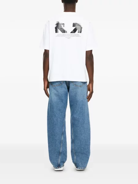 Blugi Off-white alb