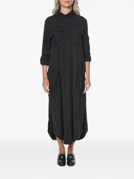 Rochie tip cămașă One Teaspoon negru
