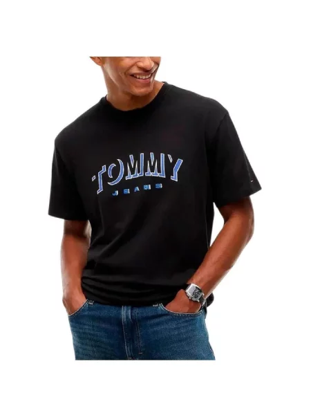 Tommy Jeans majica muška crna