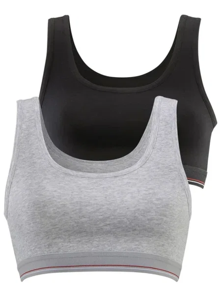 H.I.S Nedrček siva črna