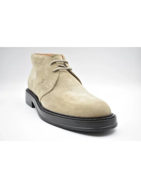 Botki Tod's zamszowe beżowe