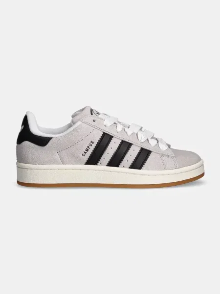 Semišové sneakers boty adidas Originals Campus béžová