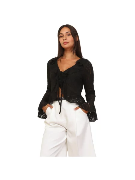 Top La Modeuse negru