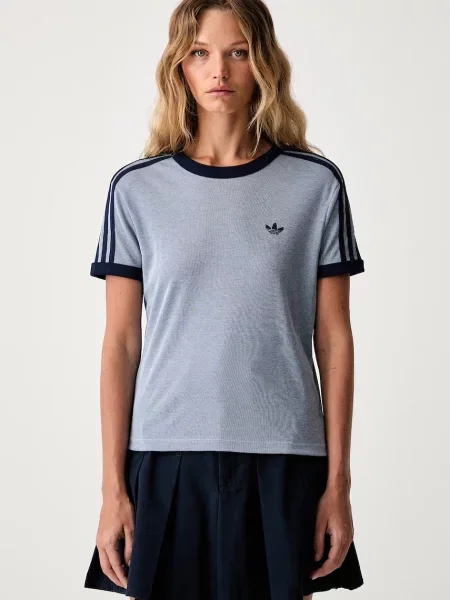 Adidas Originals tričko Heather modré