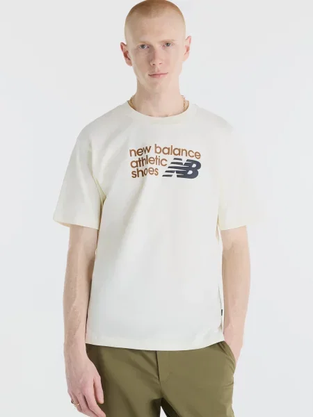 Футболка New Balance з лого біла