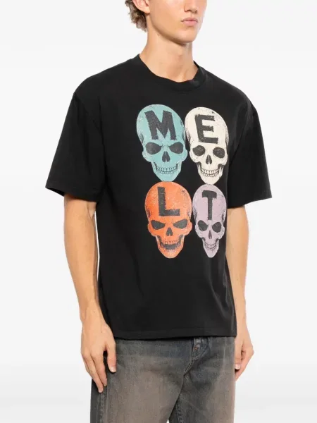 Tricou Melt cu imagine negru