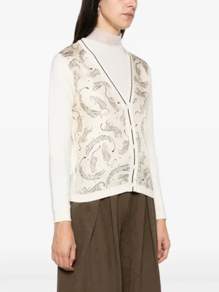 Cardigan Forte_forte cu imagine cu model leopard
