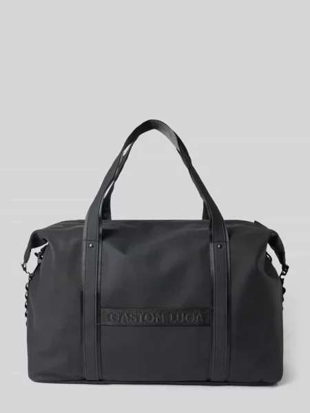 Torba weekendowa z detal z logo model Däsh' Gaston Luga czarna