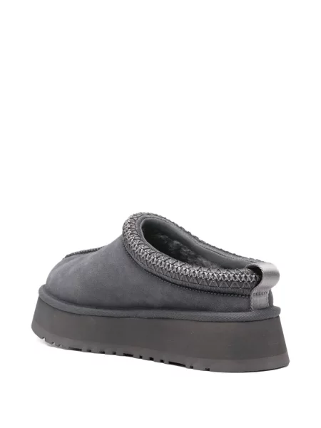 Papuci tip mules Ugg cu platformă gri