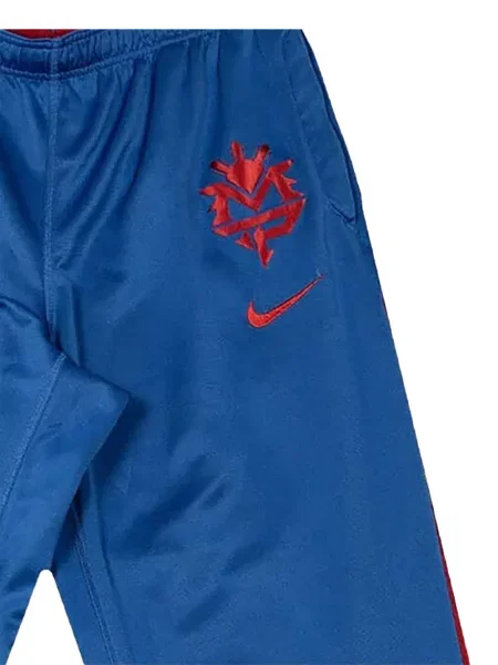 Hlače Nike s printom tie-dye veze crvena