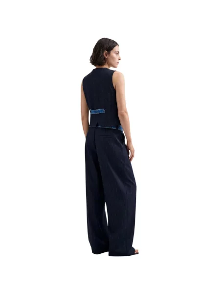 Pantaloni Desigual albastru