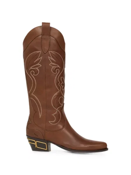 Botine Etro din piele maro