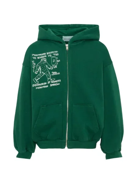 Bluza z kapturem dziecięca Bobo Choses zielona