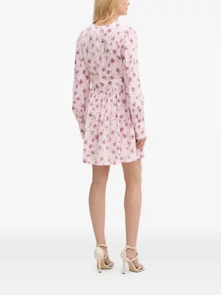 Rochie Twinset cu model floral roz