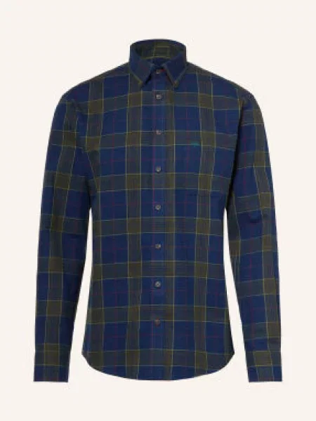 Fynch-Hatton Košile Regular Fit tmavě modrá khaki červená