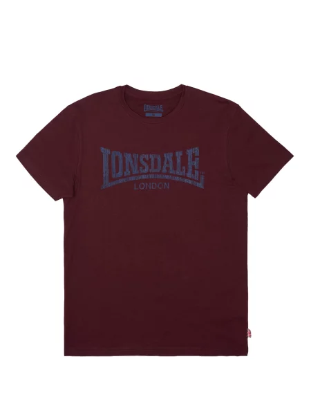 LONSDALE Tricou lila roșu