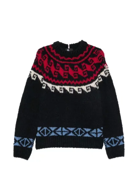 Sweter Moncler Grenoble niebieski