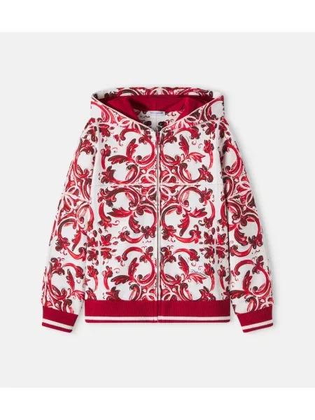 Gyerek kapucnis melegítő felső Dolce&gabbana piros