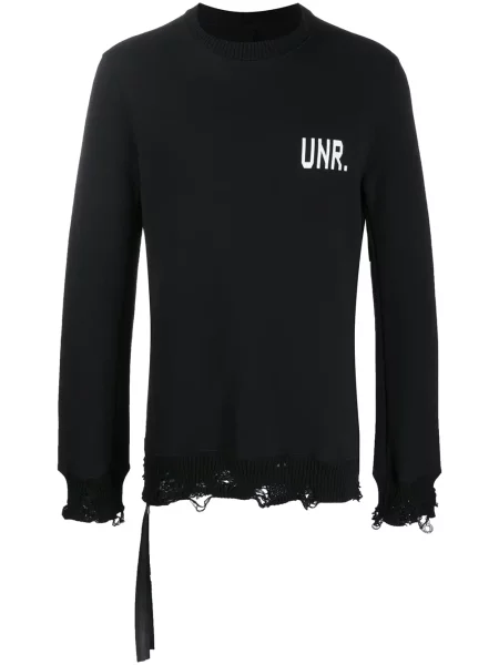 Hanorac Unravel Project zdrențuiți negru